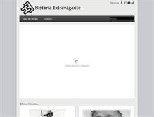 Tablet Screenshot of historiaextravagante.com